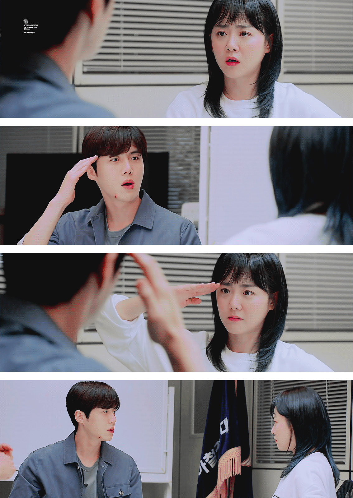 한국드라마 속 또래배우가 만났을 때 오는 안정적인 얼굴합.gif | 인스티즈