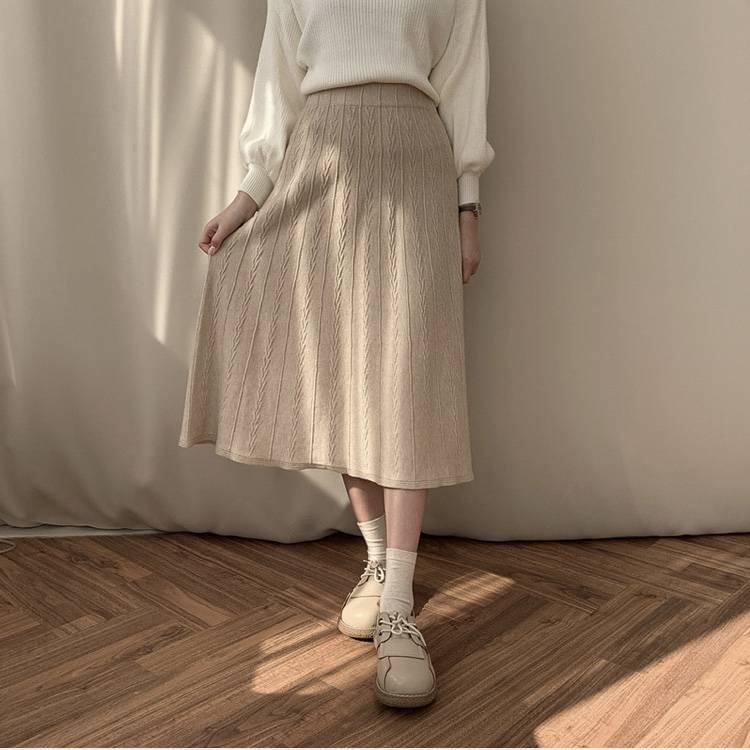 니트 스커트 살말 🐻 | 인스티즈