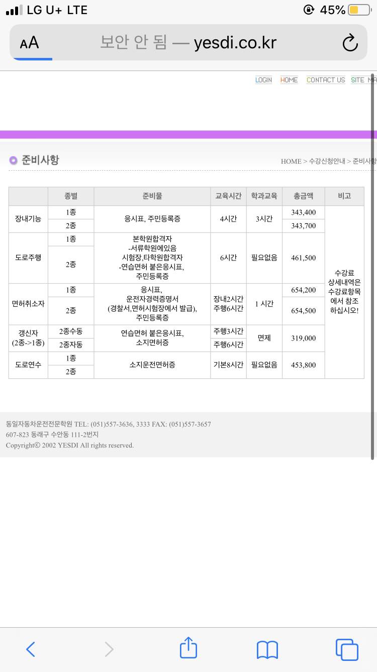 운전면허 2종 따려고 학원 등록하려는데 내가 여기서 뭘 신청 해야하는 거야...? ㅠㅠ | 인스티즈