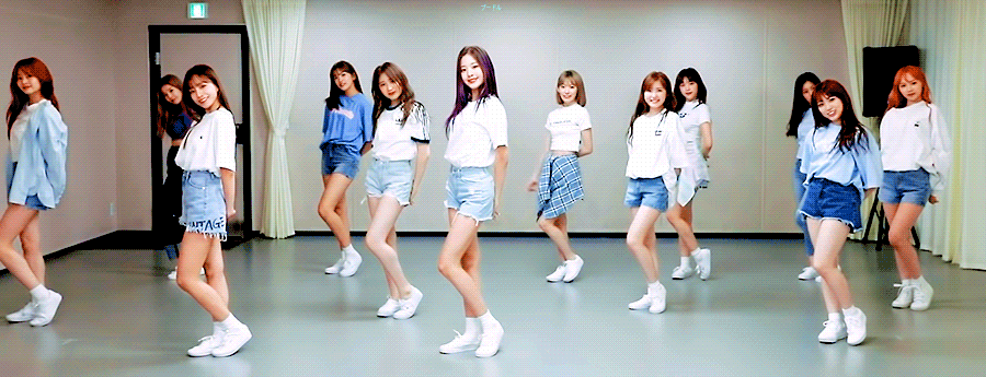 아이즈원 하트 파도타기 | 인스티즈