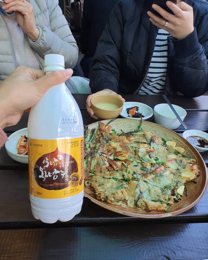 파전이랑 같이 마시면 짱맛이라는 알밤 막걸리....jpg | 인스티즈