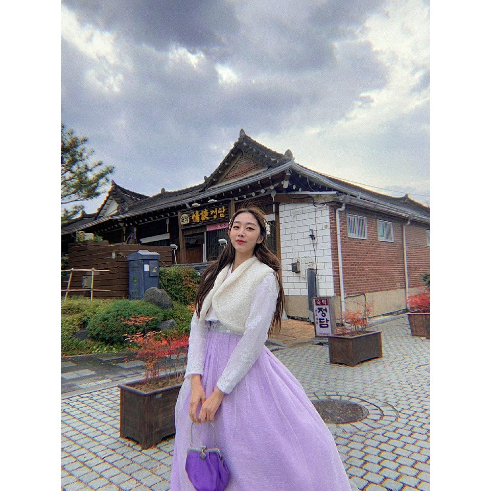 러블리즈 지수 한복 입은거 대박이야 | 인스티즈