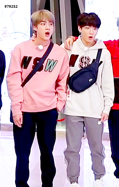 방탄 정국이랑 석진이 되게 귀엽다.. 너네들 | 인스티즈