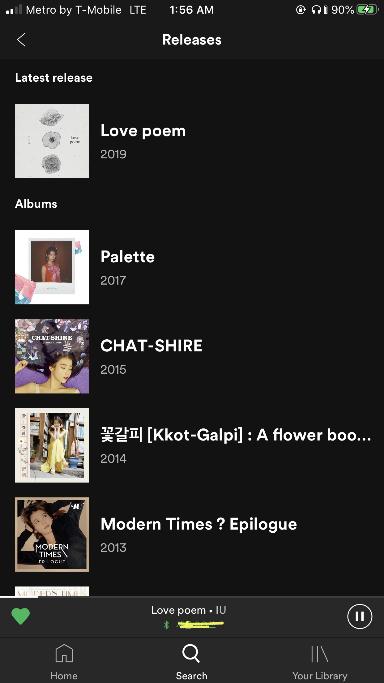 ? 아 왜 스포티파이에 아직도 아이유 노래 안뜸 | 인스티즈