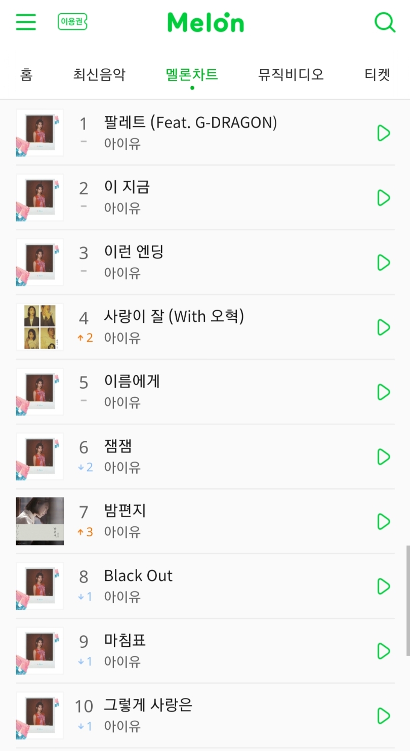 아이유 역대 줄세우기나 보고가자 하... | 인스티즈