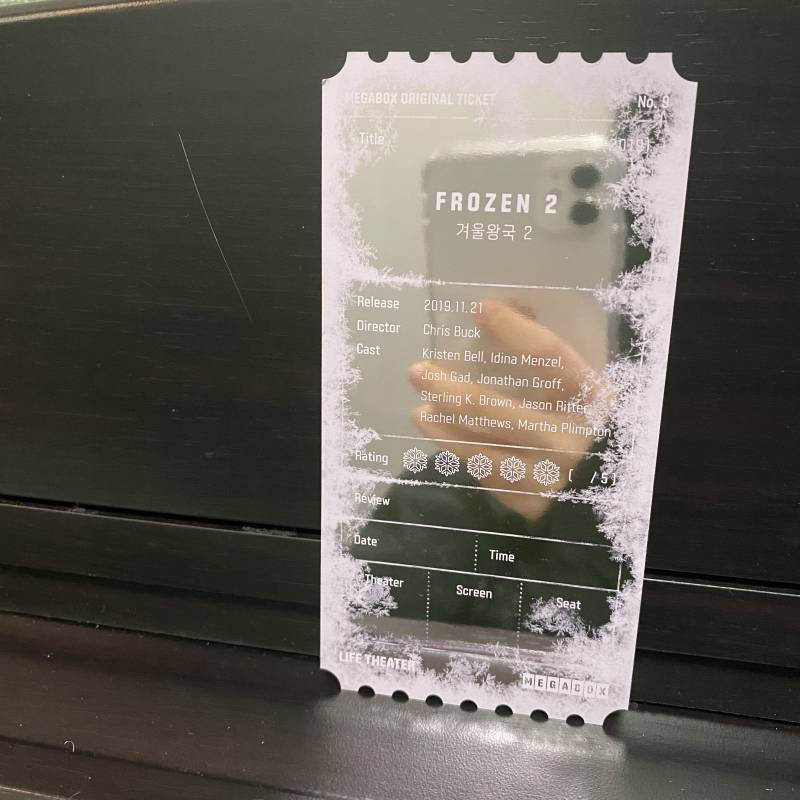 겨울왕국 오리지널티켓+스페셜 북!!40 | 인스티즈