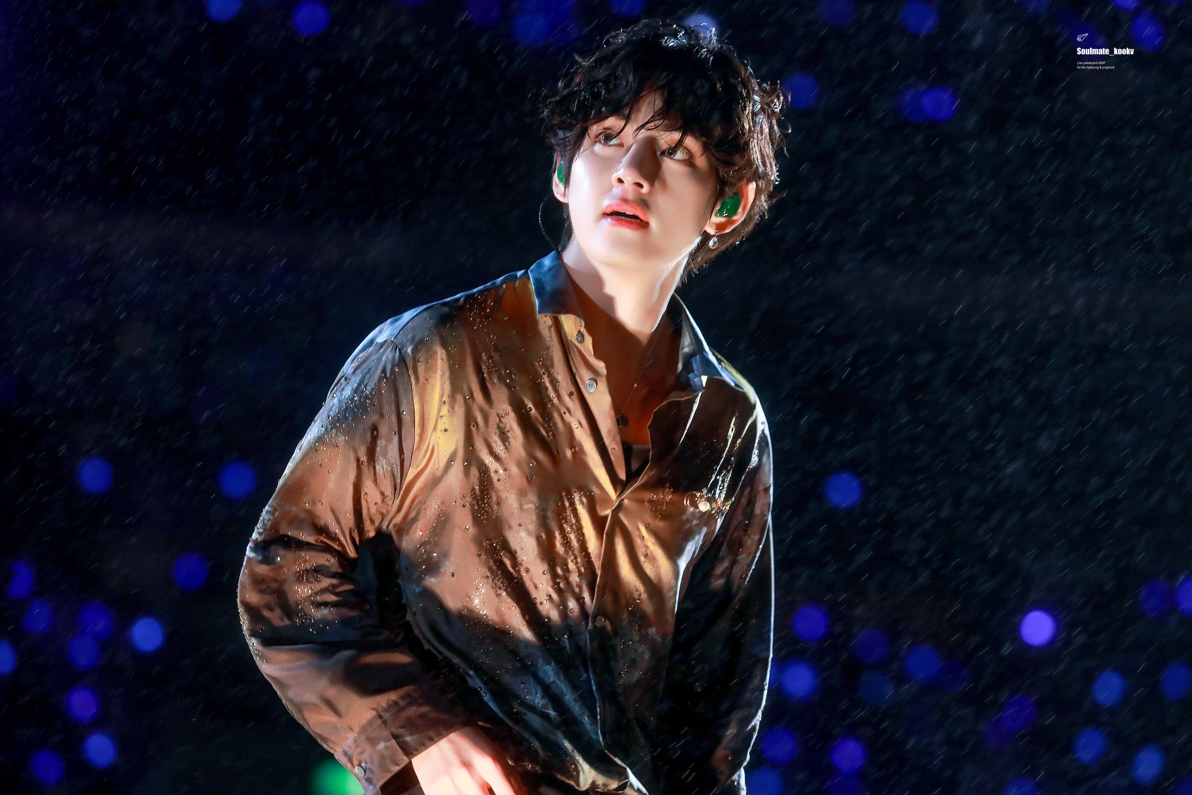 방탄 뷔 파마하고 나서 올라온 고화질 보니까 눈물이 나💦 | 인스티즈