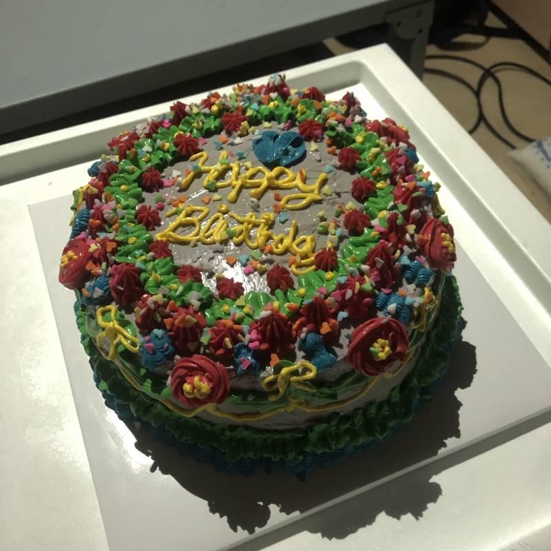 아빠 생일선물로 만든 빈티지 케이크40 | 인스티즈