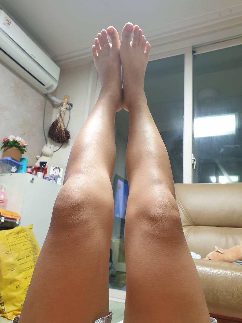 10kg빼기 전후 다리차이40 | 인스티즈