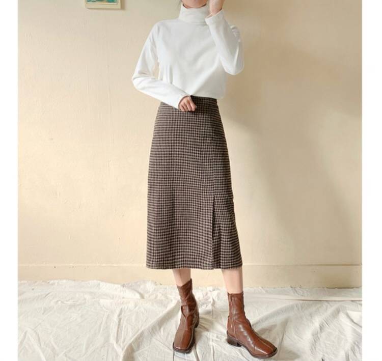 체크치마 뭐가 더 이뻐? | 인스티즈