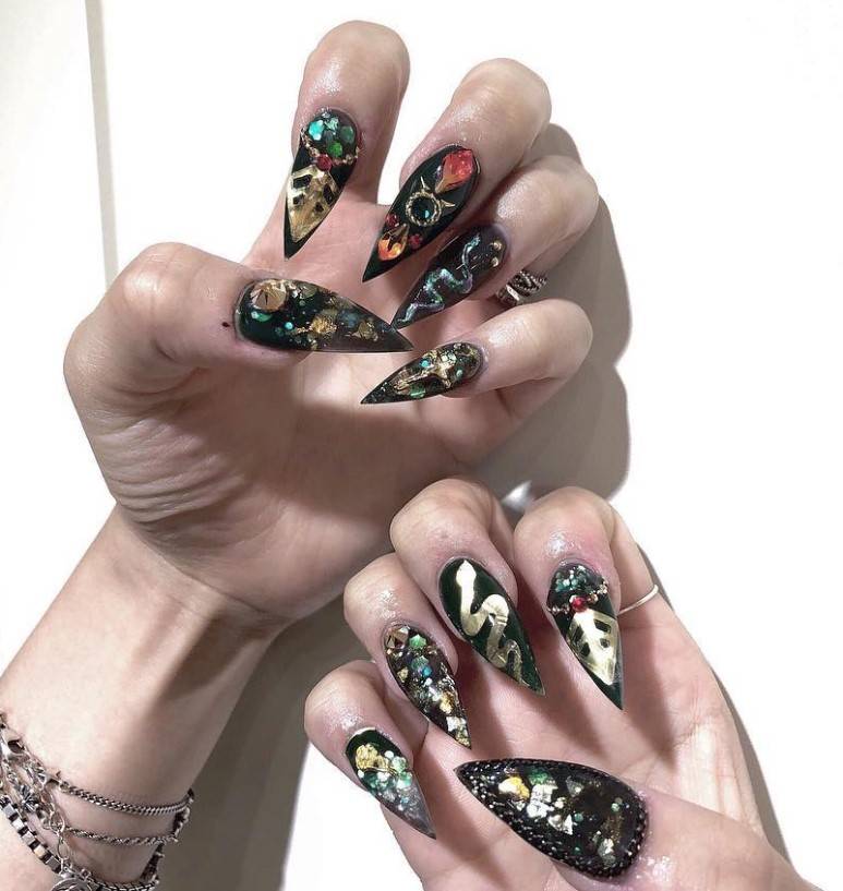 익들아 이런 네일하면 일상생활 어떻게해..? | 인스티즈