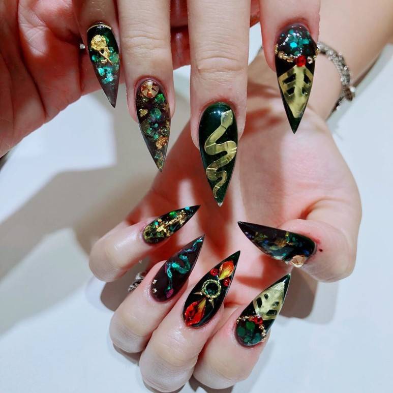 익들아 이런 네일하면 일상생활 어떻게해..? | 인스티즈