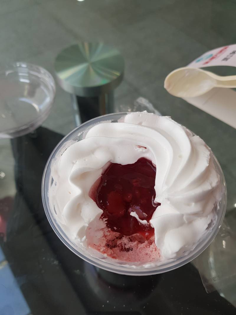 아따달고 맛있네^^ 지에스 이런거 잘만드네 허니딸기파르페 | 인스티즈