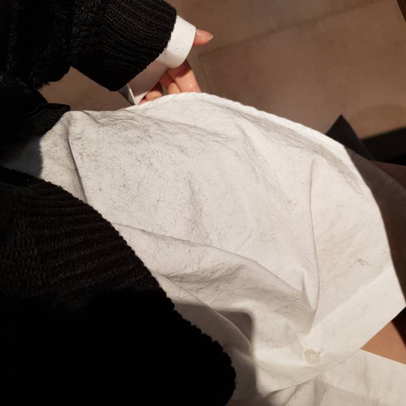 원래 무스탕 털 이렇게 많이 빠져? | 인스티즈