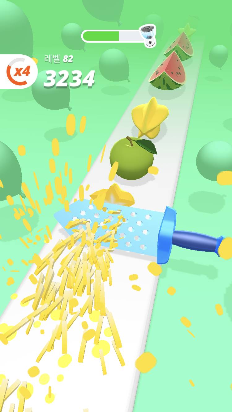 썰기 게임하는데 이 노란 과일 뭐야? | 인스티즈