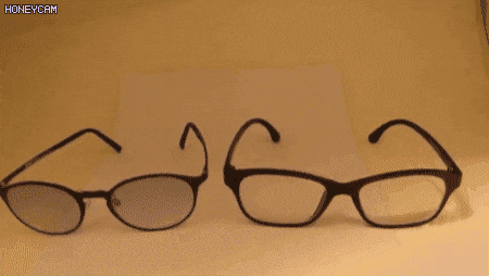 블루라이트 차단 안경 효과....gif | 인스티즈
