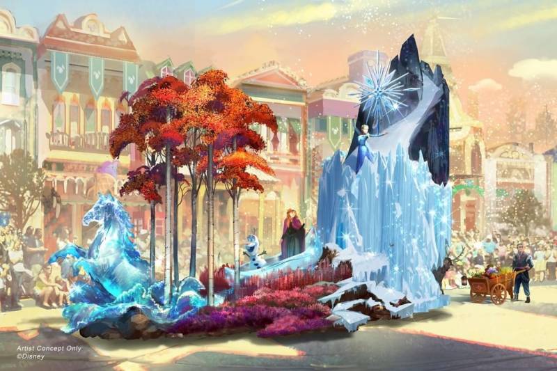 디즈니랜드 퍼레이드에 합류하게된 겨울왕국논란 | 인스티즈