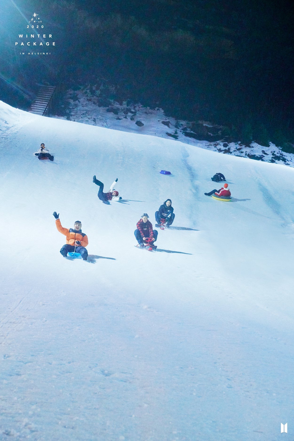 우당탕탕 방탄이들의 썰매타기 | 인스티즈