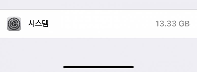 아이폰 처음 샀을 때는 저장공간에 시스템이 8기가 엿는뎅 지금은..... | 인스티즈