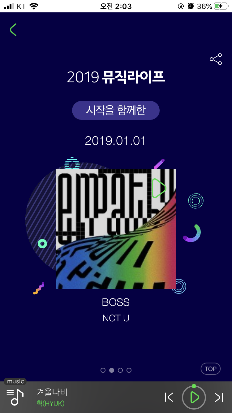 나 올해 1월 1일에 뭐 들었나 봤더니 엔시티 보스얐음 | 인스티즈