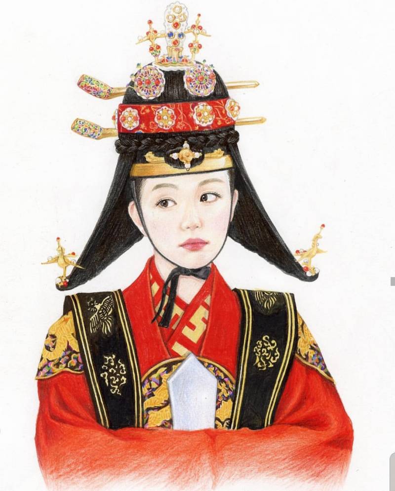 인스타에서 한복 진짜 이쁘게 그리는 분 있으심.. 대밧 | 인스티즈