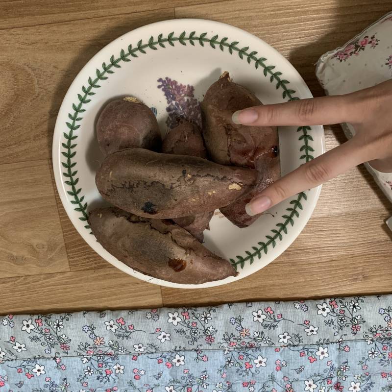 집에서 고구마 군 해먹기 | 인스티즈