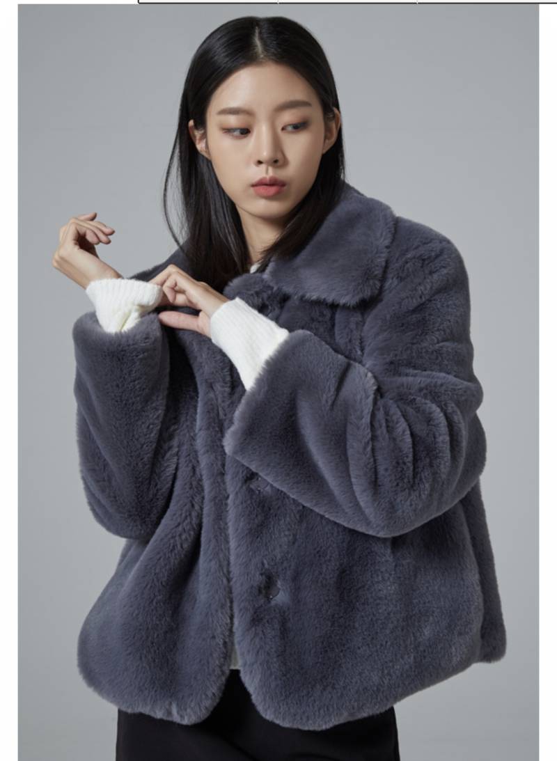 이런 색 퍼자켓 파는 곳 찾아줄 이쁜 사람...?💙 | 인스티즈