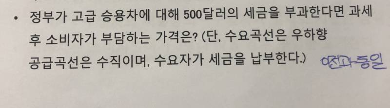 경제 전공하는 익 있니ㅠ 나 문제 좀 알려주ㅠㅠㅜㅠ | 인스티즈