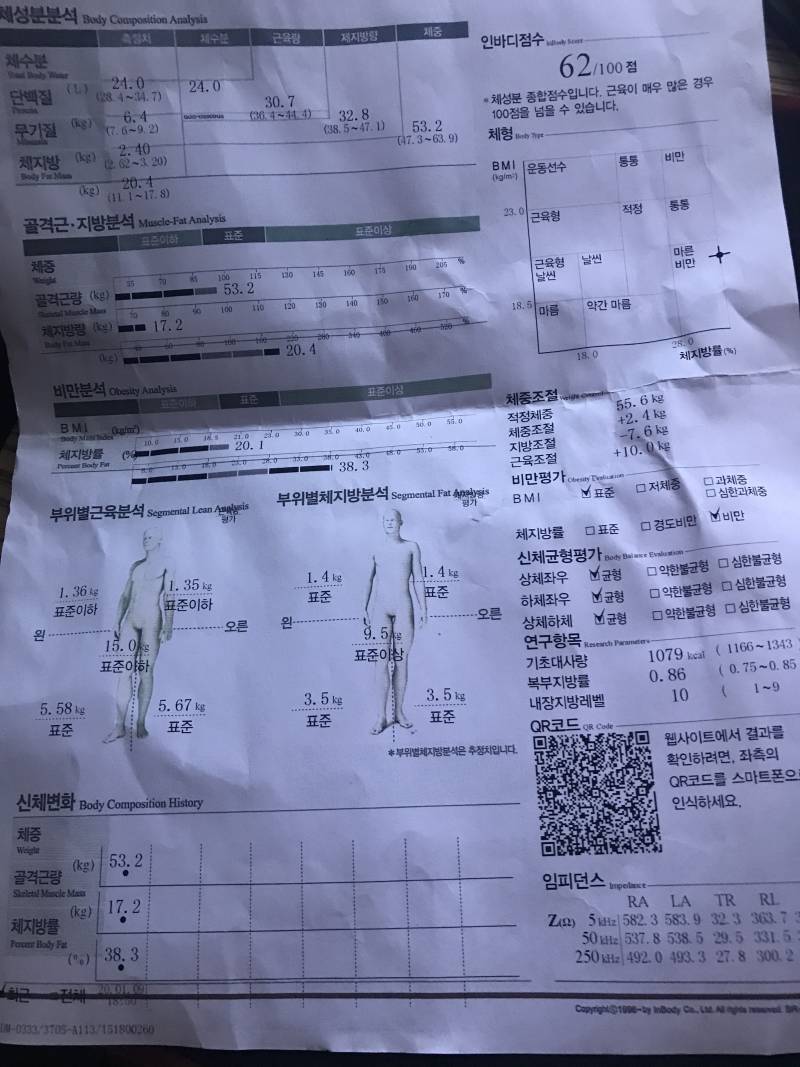 내인바디좀 봐주라😹😹😹😹 | 인스티즈