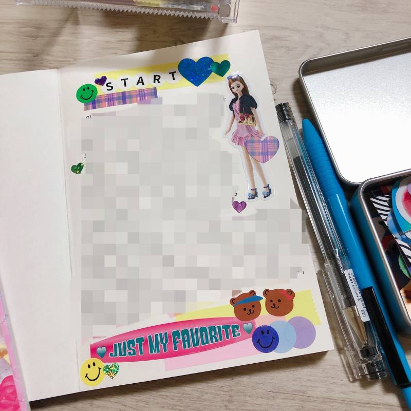 다이소 에서 미미 스티커북 샀다 너무 귀여웡 | 인스티즈