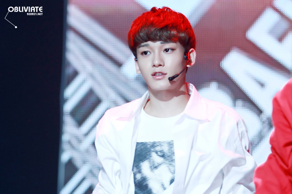 첸 사진인데 뒤집어서 보면 찬열이 같음 | 인스티즈