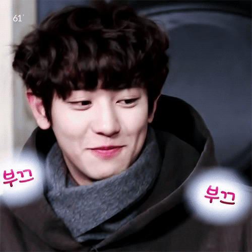 찬열이 왜 머리 안내렸었는지 알겠당 | 인스티즈