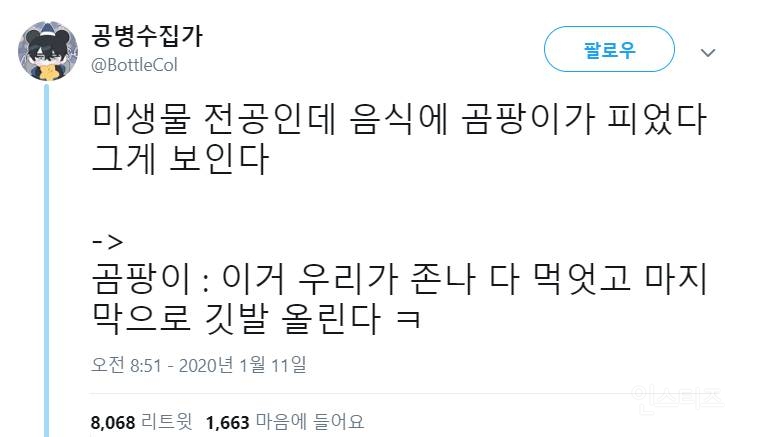 곰팡이 핀 음식을 먹는다는 건...jpg | 인스티즈