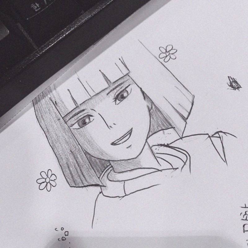 어제 알바하면서 그린 하쿠 ㅇㅁㅇ | 인스티즈