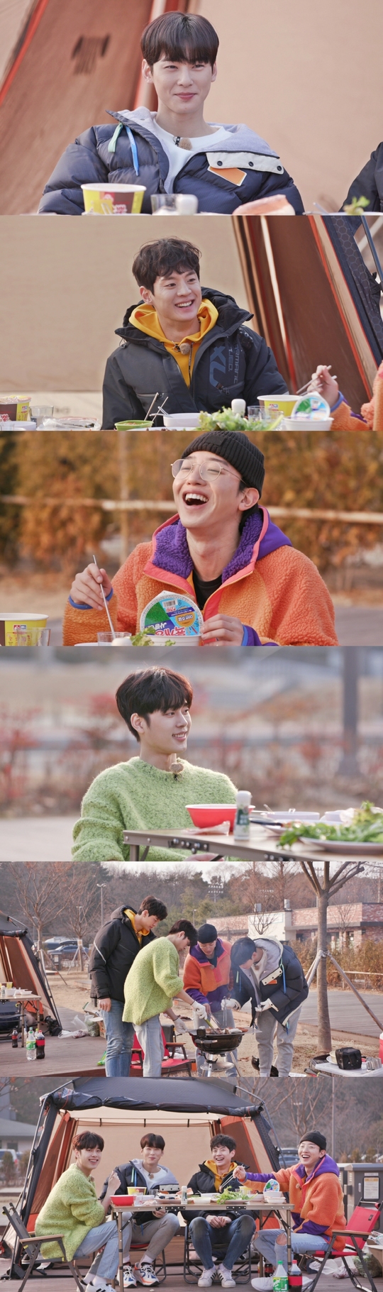 SBS 뭘좀 안다잉 차은우유선호문수인이태선 캠핑갔었구나 | 인스티즈