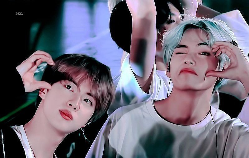 내가 좋아하는 방탄 뷔랑 진 얼굴합.. | 인스티즈