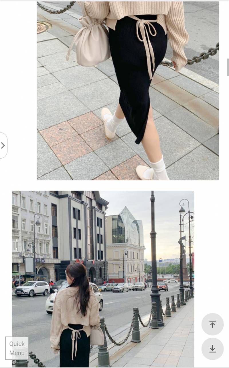 분홍니트 뒷리본 있는거1111 없는거2222 골라주라ㅠ | 인스티즈