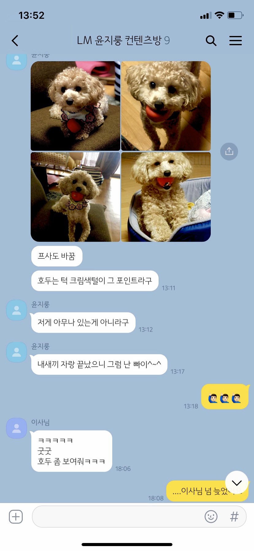 밥알위크 쉬는 날에 김호두(윤지성 강아지) 귀여워서 열일하는 밥친 | 인스티즈