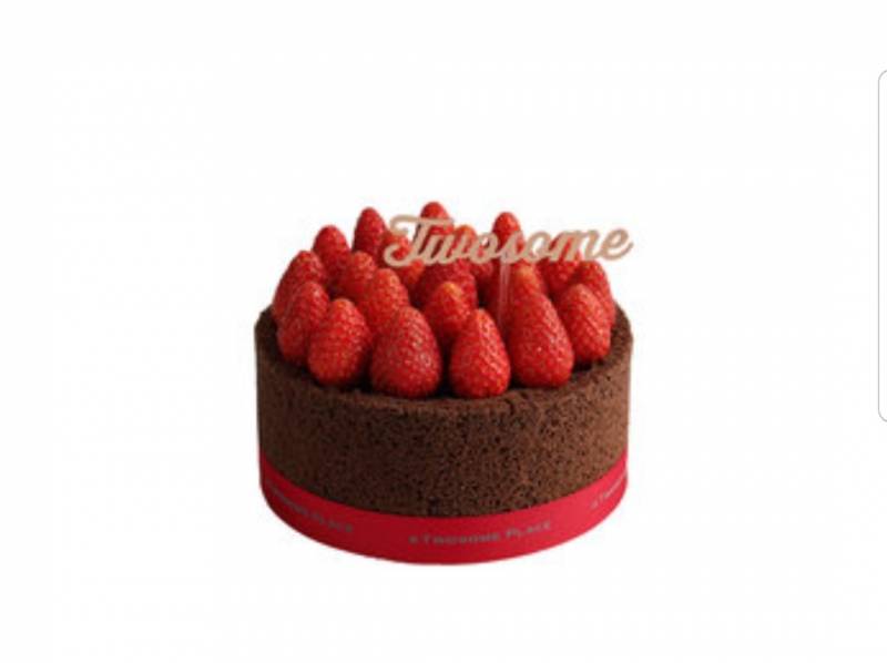 투썸플레이스 스트로베리 초콜릿 생크림 케이크 | 인스티즈