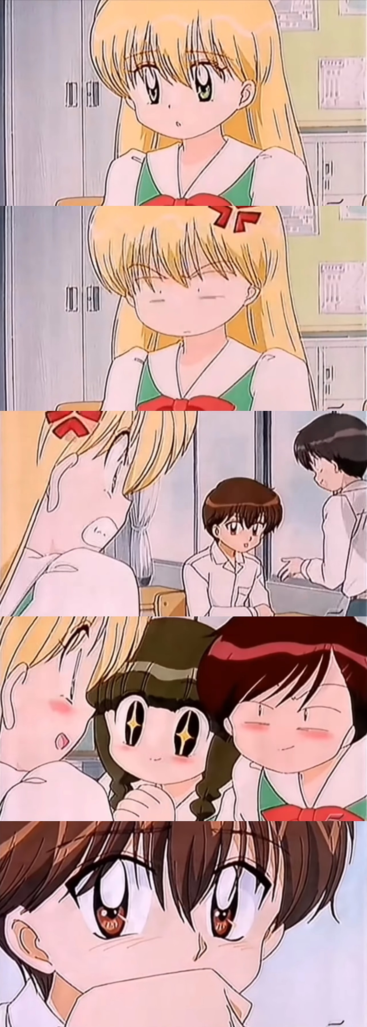 얘들아..................태초에 남주는 갈색머리였고.. 그 중심에 민우주가 있었다 | 인스티즈