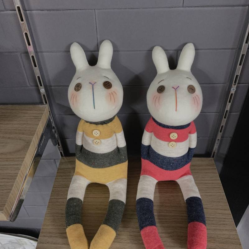 쌍둥이 아가들 선물로 줄 쌍둥이 토끼인형 완성!!🐰🐰 | 인스티즈