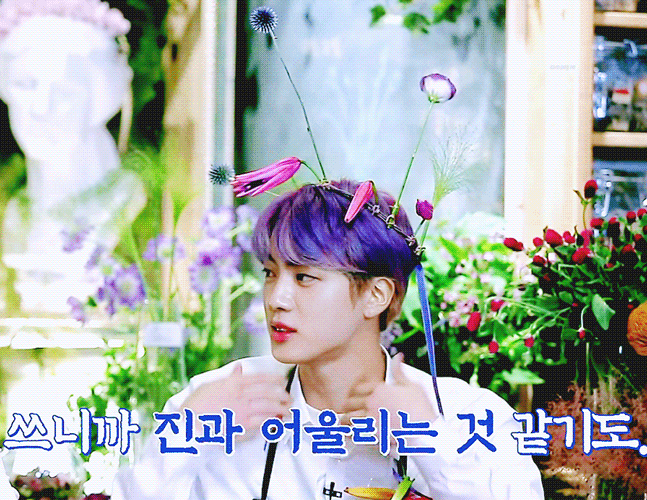 방탄 진 셀프염색 실패했는데 본의아니게 ㄹㅈㄷ를 찍어버림 | 인스티즈