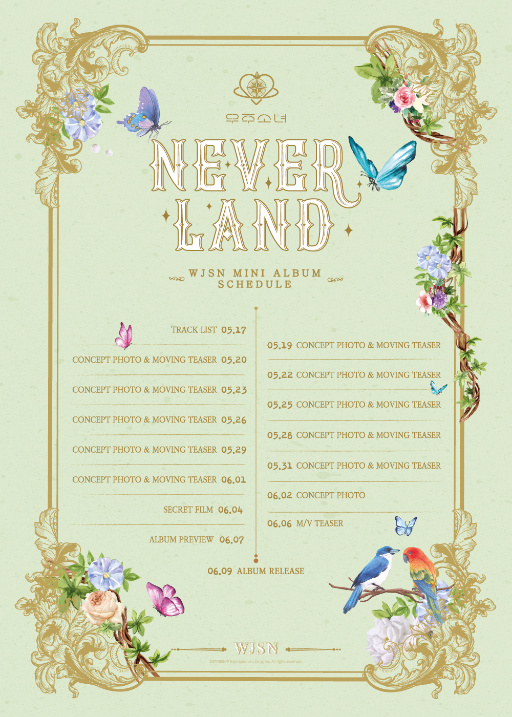 Neverland 🦋 SCHEDULE | 인스티즈