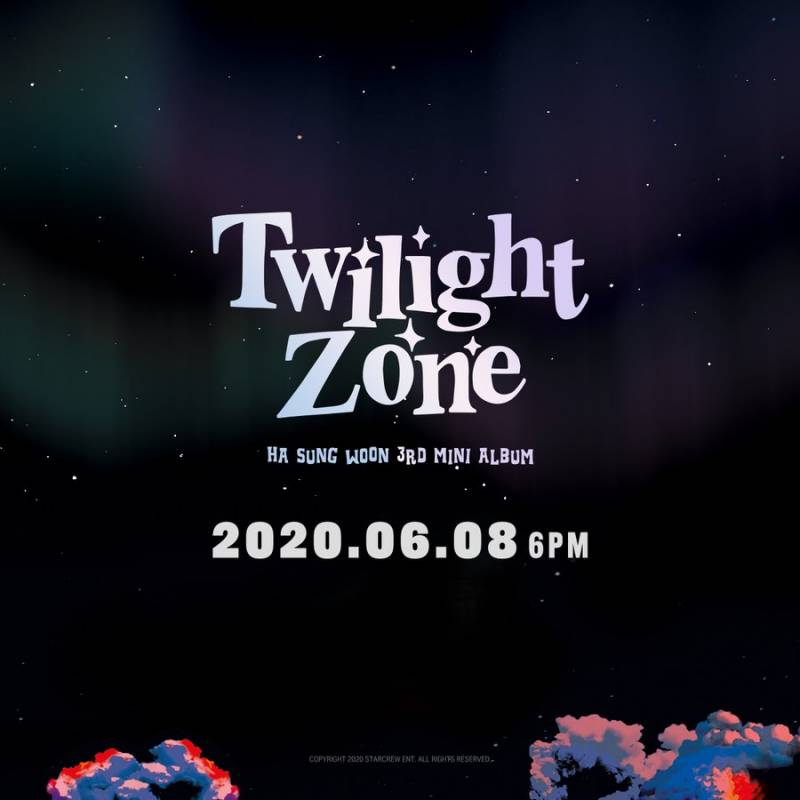 8일(월), 하성운 3rd mini album « Twilight Zone » 발매 💜💙💛 | 인스티즈