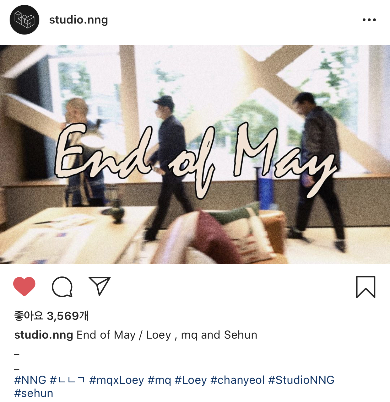 오늘 영상 뭔가 찬열이 혼자, 엠큐랑 세훈 이렇게인가??? | 인스티즈