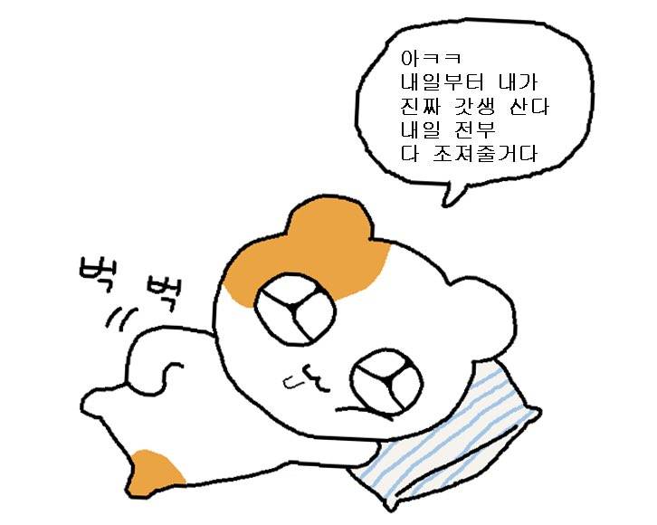 아ㅋㅋ 내일부터는 갓생 산다 진짜 | 인스티즈