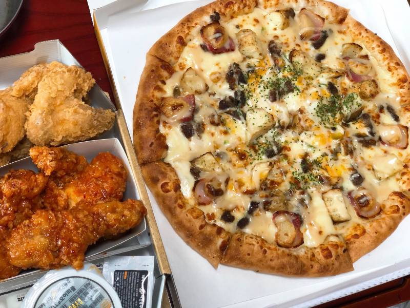 피나치공 갈릭스테이크 피자 맛있음 - 인스티즈(instiz) 일상 카테고리