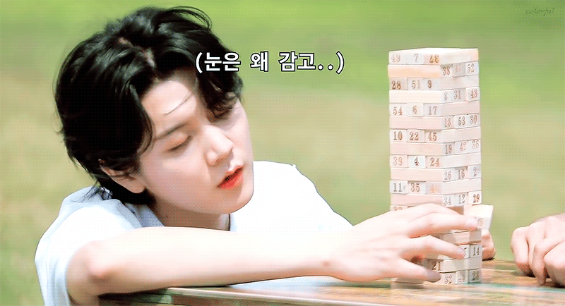 젠가 눈감고 하는 아이돌 봤어? (뉴이스트 렌) | 인스티즈