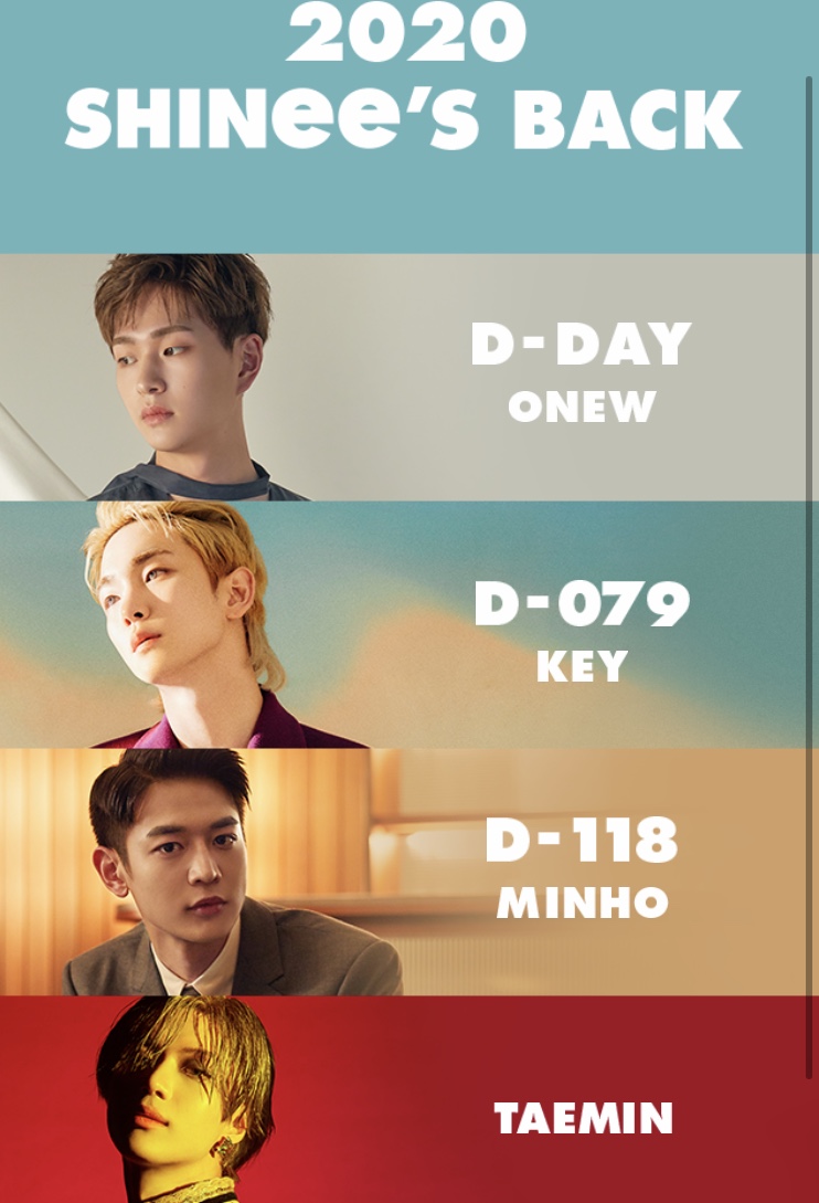 드디어 샤이니 공홈 디데이 하나 완성!!!!!!! | 인스티즈