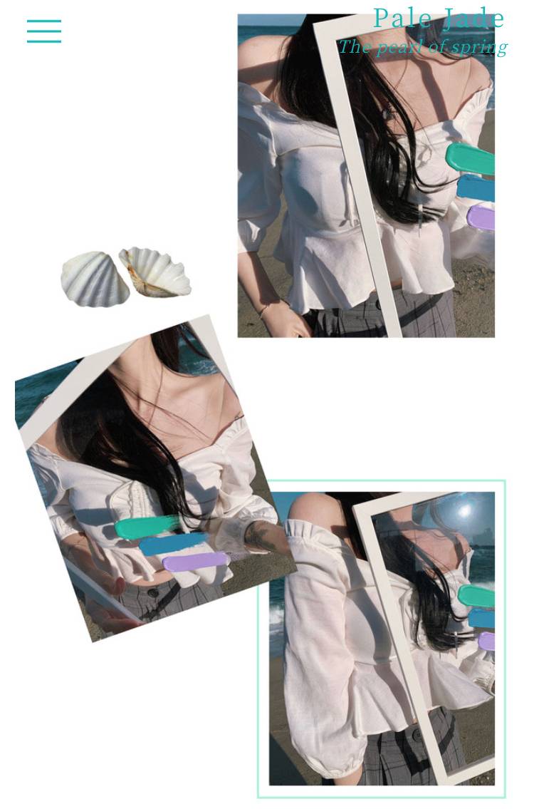 페일제이드 셔링블라우스 화이트 싸게 팝니닷🐰 | 인스티즈